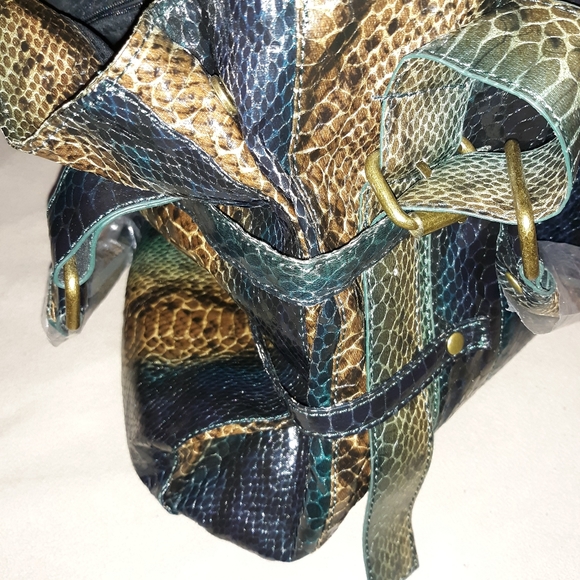 😎🐍Beautiful Snake-print Tote Bag!👜 - Picture 10 of 16